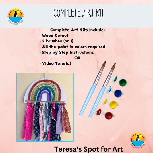 BOHO Rainbow Sign Art Kit