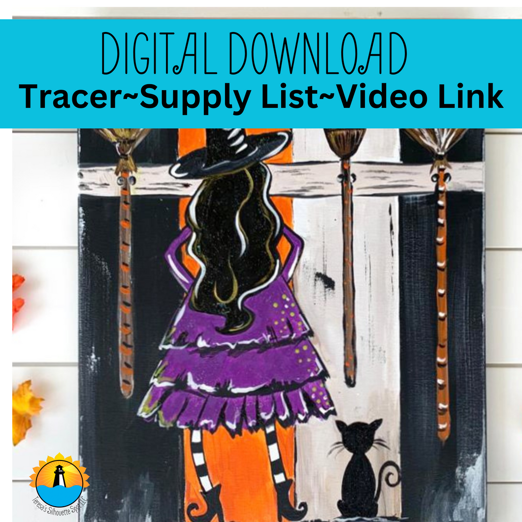 Witches Be Crazy Halloween Virtual Video Tutorial