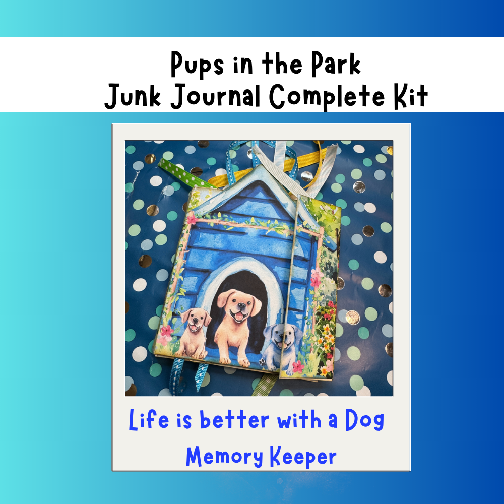 Puppy Memory Keeper Journal Kit Folio