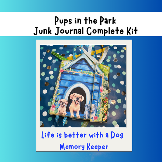 Puppy Memory Keeper Journal Kit Folio