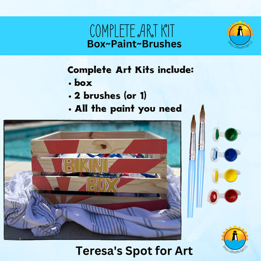 DIY Bikini Box Art Kits for Teens and Tweens