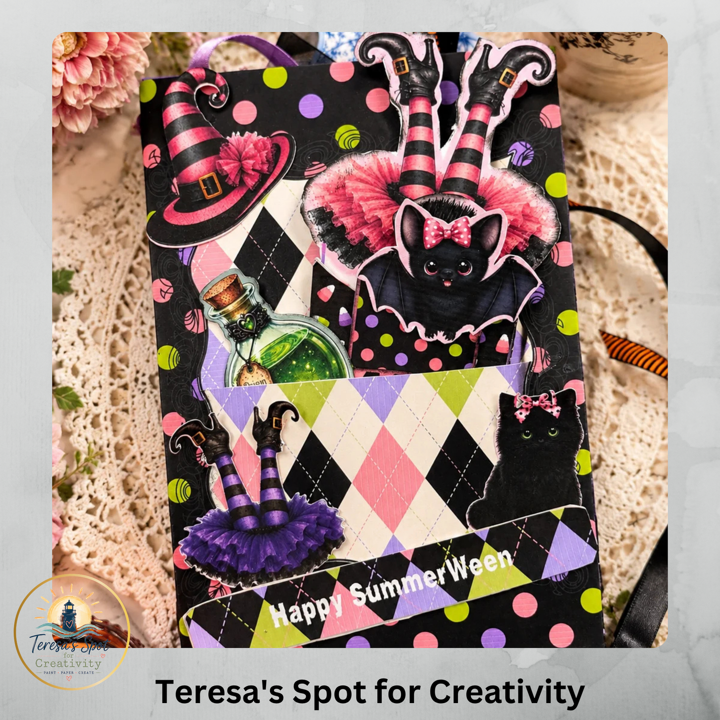 Halloween Junk Journal Printable Kit | 14-Page Cute & Whimsical Halloween Journal PDF