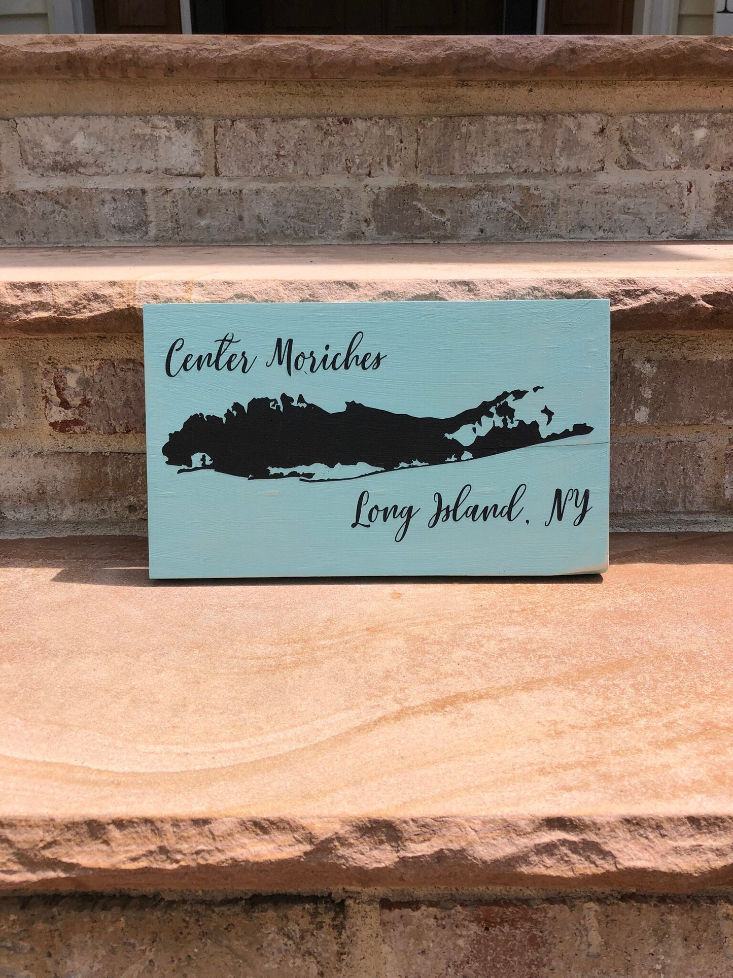 Long Island, NY map sign-Personalized on Rustic Wood and Customized with your Long Island, New York Town