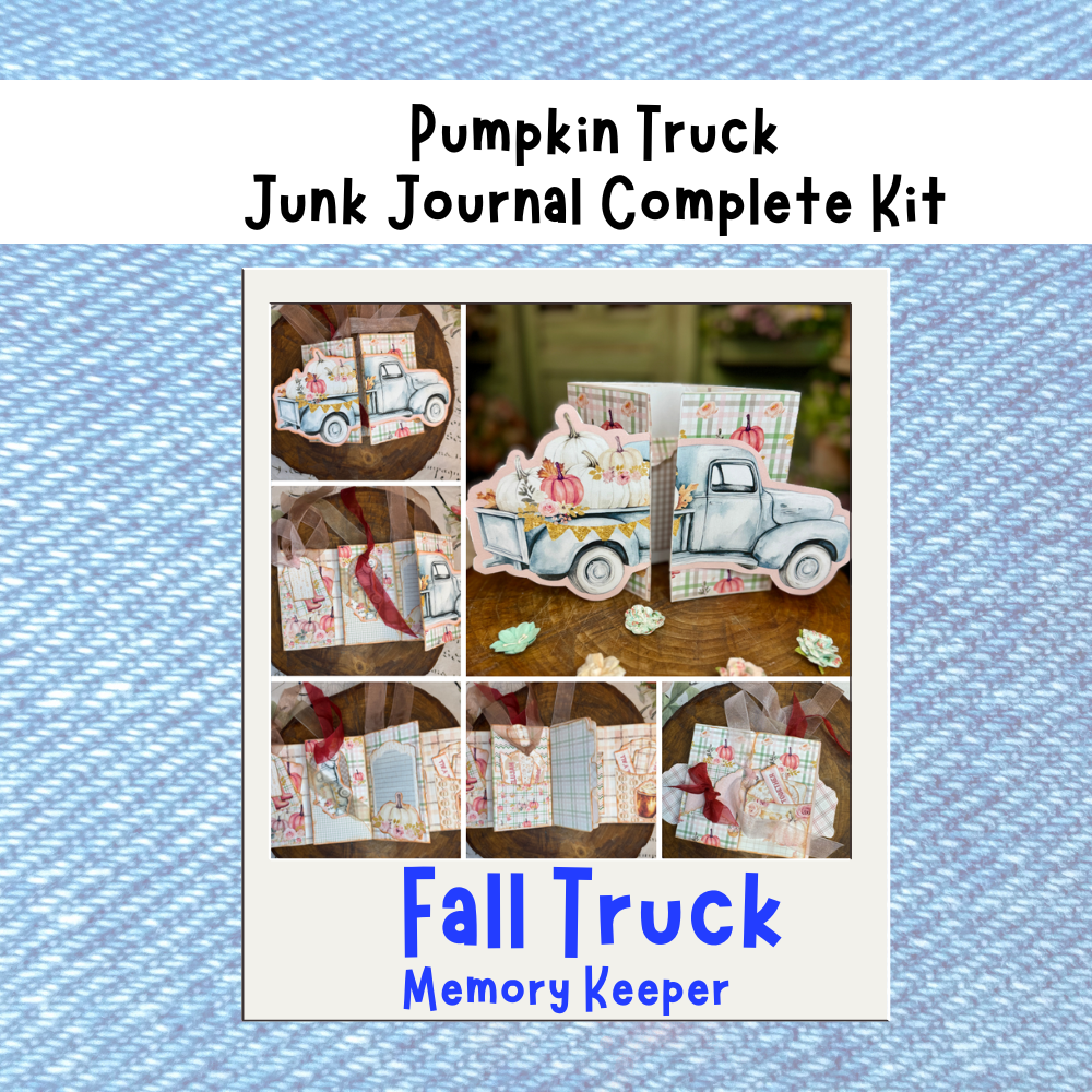 Happy Fall Y'all Folio Pocket Card Paper Craft Kit