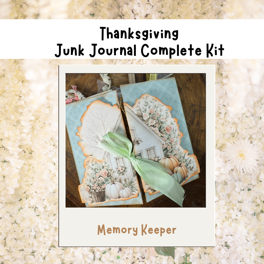 Thanksgiving  Fall Paper Craft Journal Kit