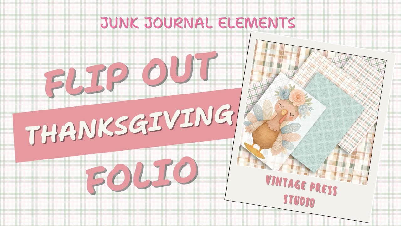 Friendsgiving Fall Paper Craft Journal Kit