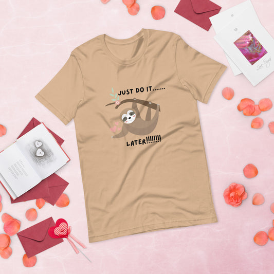 Sloth theme Bella Canva Unisex t-shirt