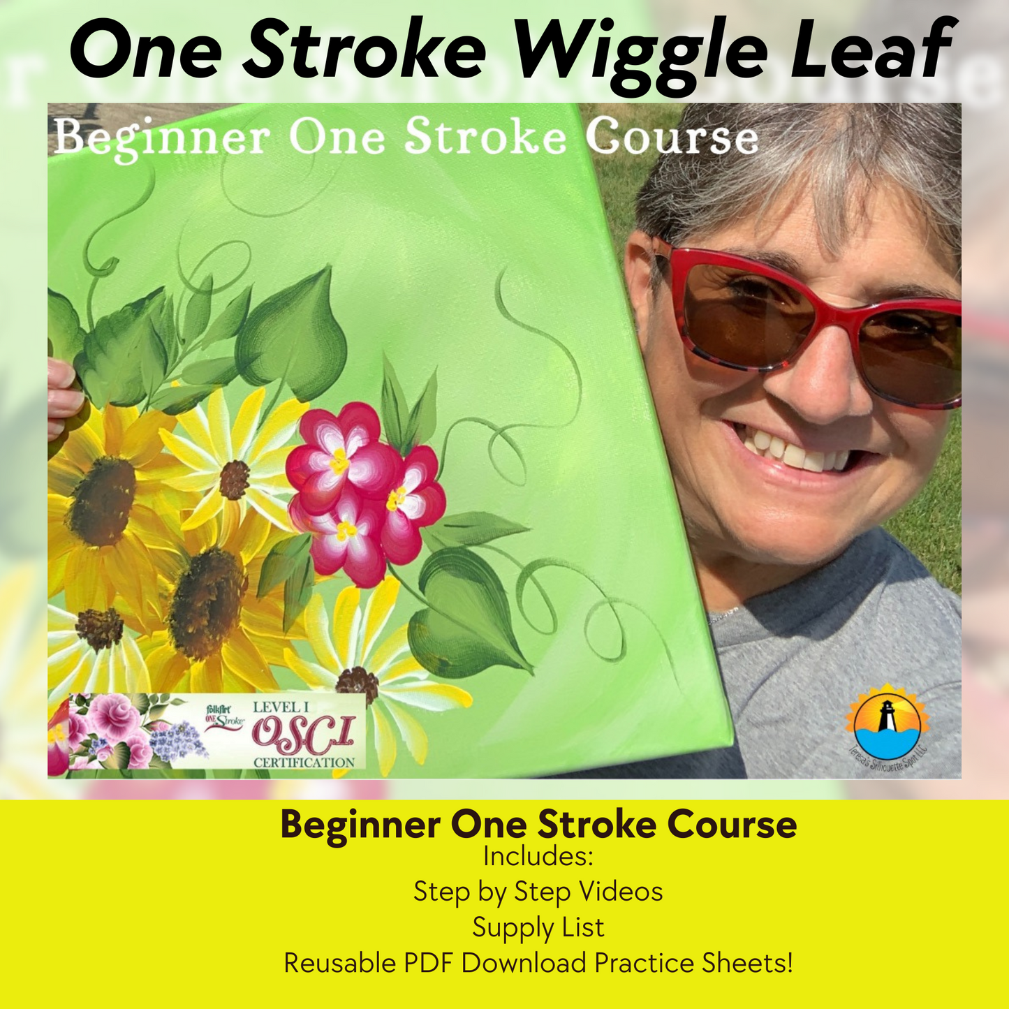 Beginner One Stroke Donna Dewberry Leaf Bundle Paint Tutorial - Step by Step One Stroke Leaf Bundle