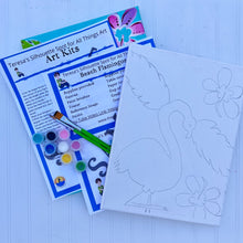 Load image into Gallery viewer, Tropical Beach Flamingo Art Kit

