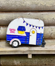 Load image into Gallery viewer, Camper Wood Door Hanger Sign-Complete Art Kit
