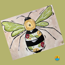 Load image into Gallery viewer, Floral Bee Complete Art Kit
