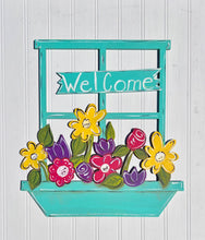 Load image into Gallery viewer, Window Box with Spring Flowers Art Kit-NO Banner
