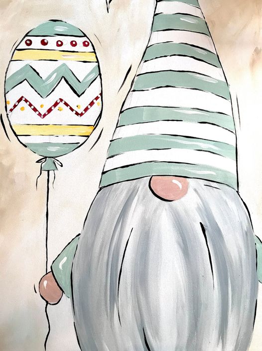 Easy DIY Easter Gnome  Art Kit