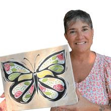 Load image into Gallery viewer, Boho Floral Butterfly Video Tutorial Class Only
