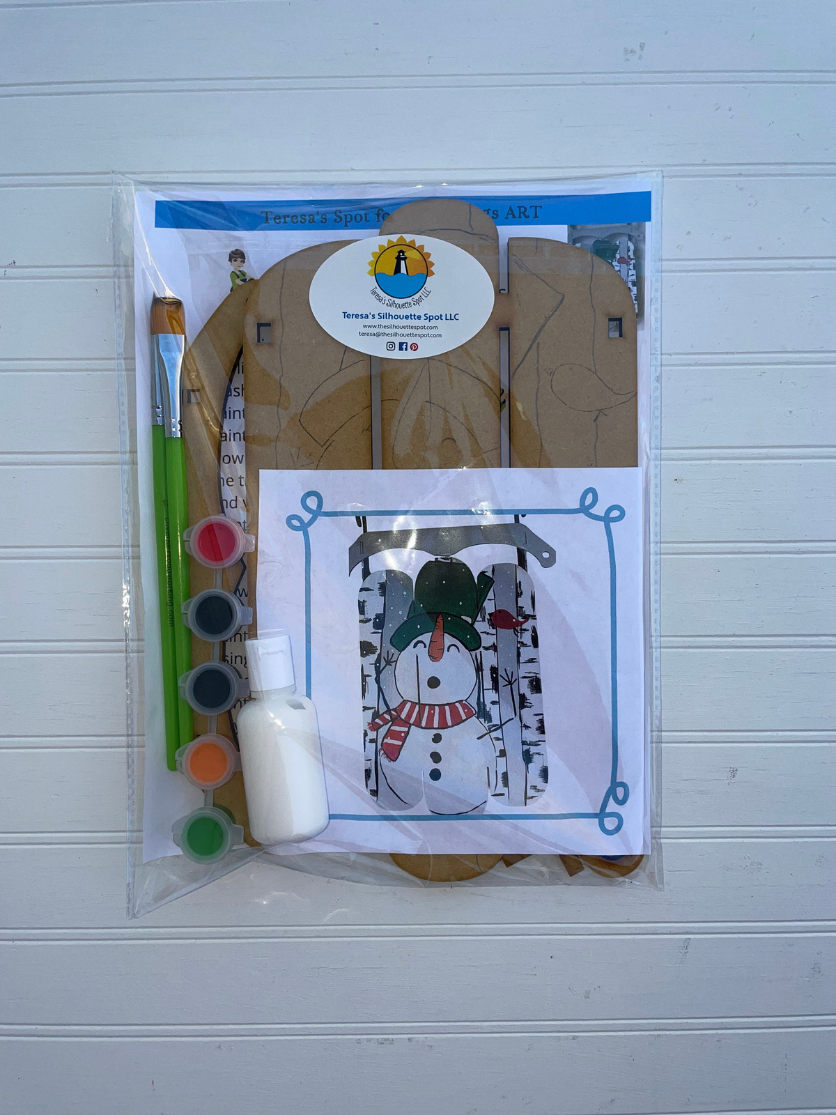 DIY Winter Deer Sled Art Kits for Kids and Adults – Teresa's Spot for All  Things Art