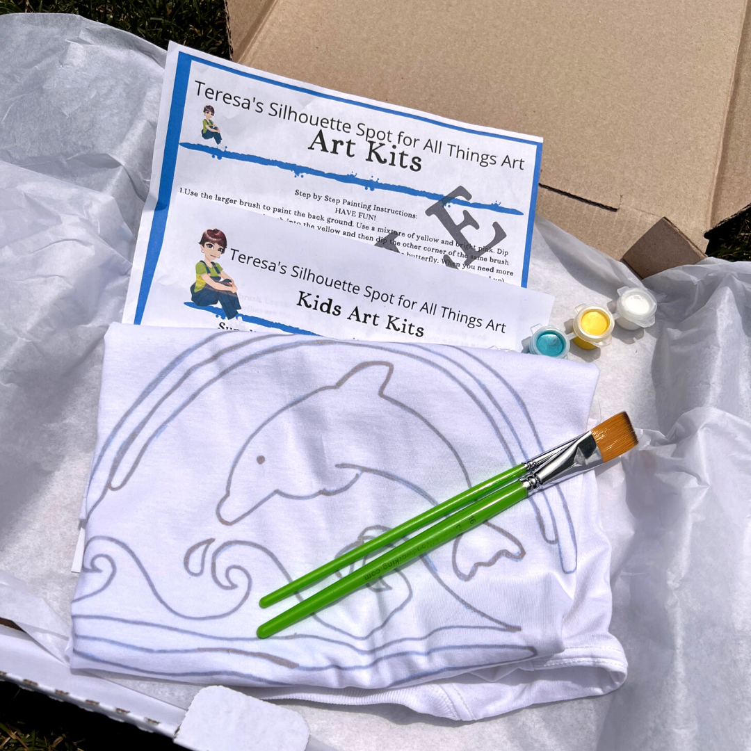 T shirt art kit for kids