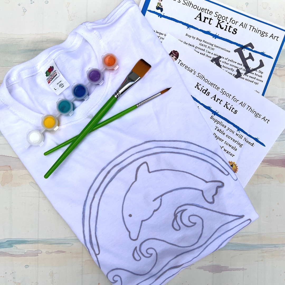 T shirt art kit for kids