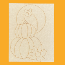 Load image into Gallery viewer, Owl Harvest Complete Fall Art Kit For at Home Art Party
