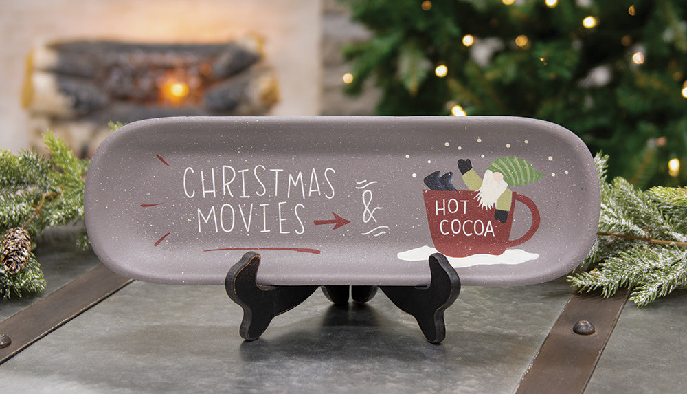 Christmas Movies & Hot Cocoa Tray