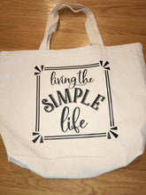 Load image into Gallery viewer, Reusable Grocery Canvas Tote Bag

