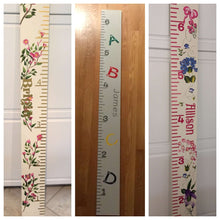 Load image into Gallery viewer, Child&#39;s Personalized Keepsake Growth Chart Ruler Nursery Decor Perfect kid&#39;s gift
