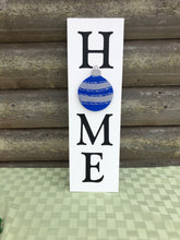 Load image into Gallery viewer, Home Sign with 6 Changeable hand painted Seasonal Wood Cutouts.
