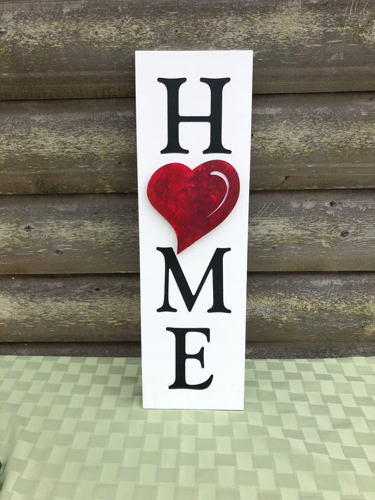 Home Sign with 6 Changeable Holiday hand painted Wood Cutouts.