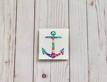 Load image into Gallery viewer, Window Decal for Beach Lover,Anchor Sticker, Nautical Car Sticker, Sparkleberry Pattern Vinyl
