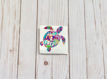 Load image into Gallery viewer, Sea Turtle Window Car Decal for Beach Lover,  Sparkleberry pattern vinyl
