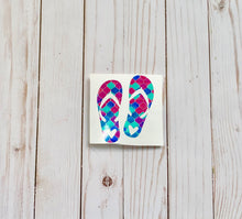 Load image into Gallery viewer, flip flop beach decal
