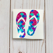 Load image into Gallery viewer, flip flop beach decal

