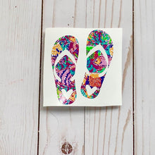 Load image into Gallery viewer, flip flop beach decal
