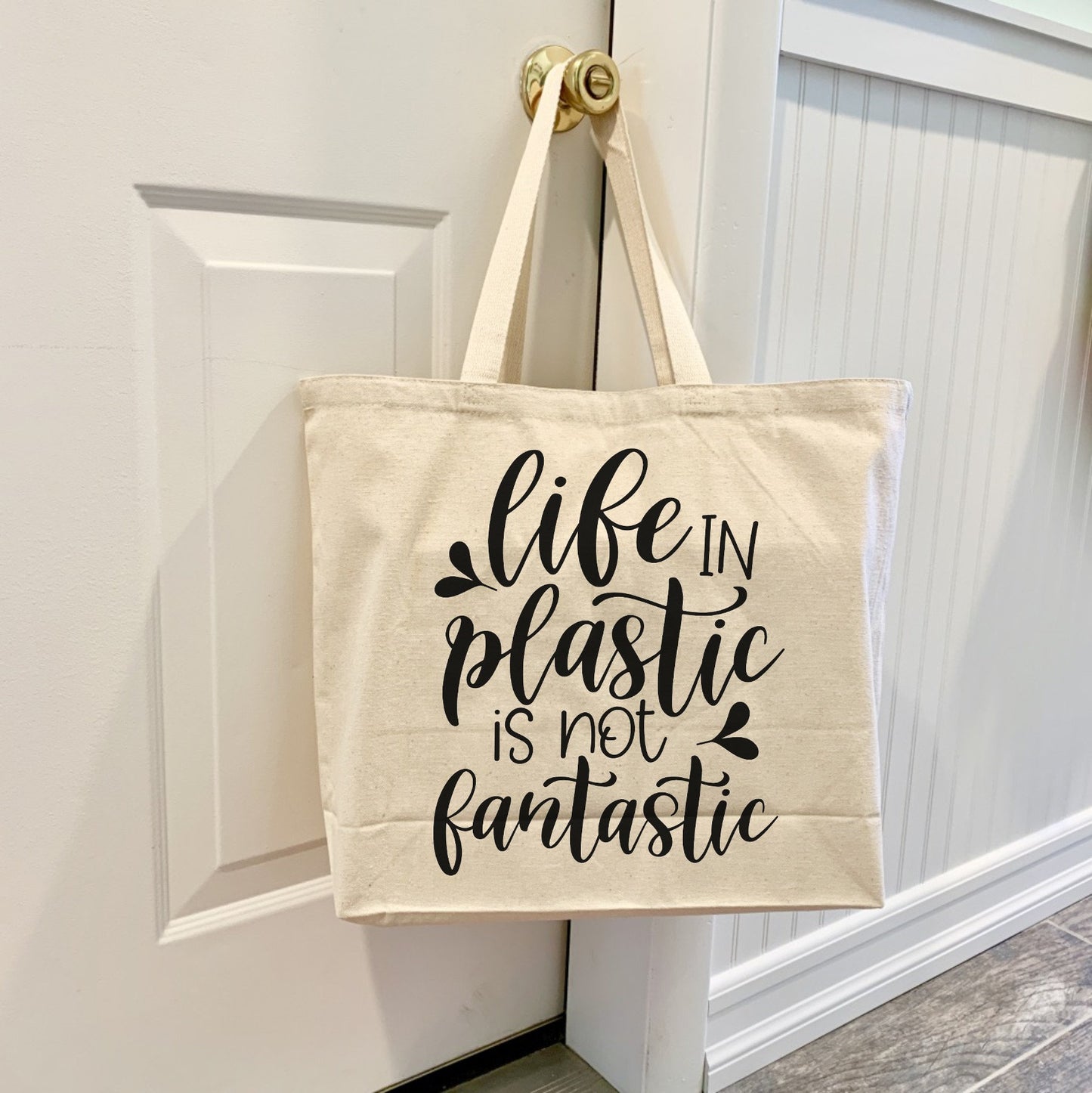 Reusable Canvas Tote Grocery bag