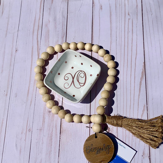 Jewelry Dish for Rings and Things with Hugs and Kisses