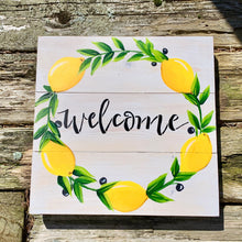 Load image into Gallery viewer, lemon pallet sign
