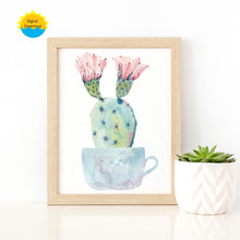 Load image into Gallery viewer, Succulent Watercolor Affordable Digital Art Printable
