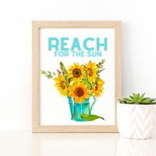 Load image into Gallery viewer, Sunflower Inspirational Digital Wall Art Instant Download Printable
