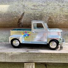 Load image into Gallery viewer, hand painted metal truck home decor
