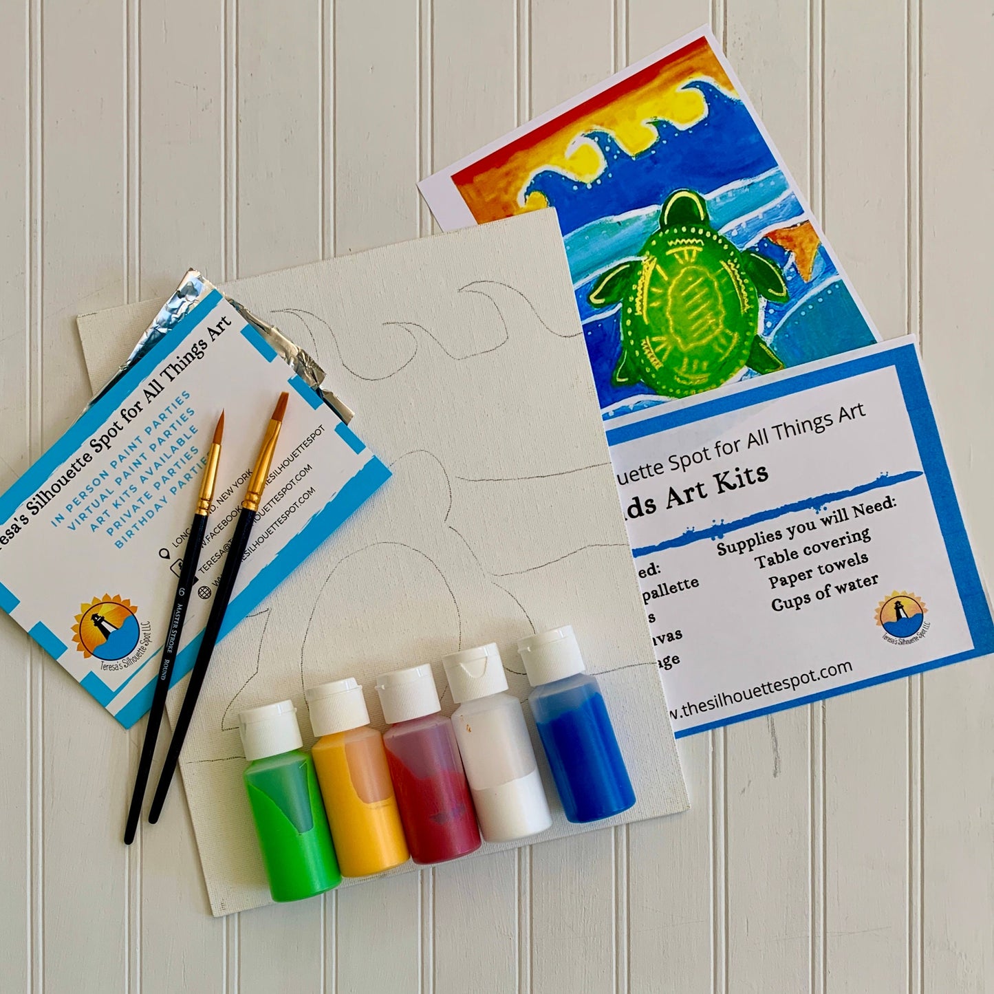 Sea Turtle Art kit for Kids