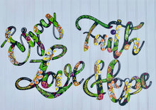 Load image into Gallery viewer, Enjoy Unique Steel Wall Art| Steel Word Cutout for Wall|Love Inspiration
