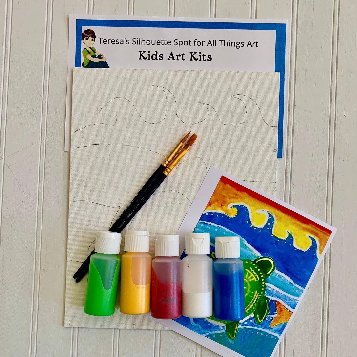 Sea Turtle Art kit for Kids