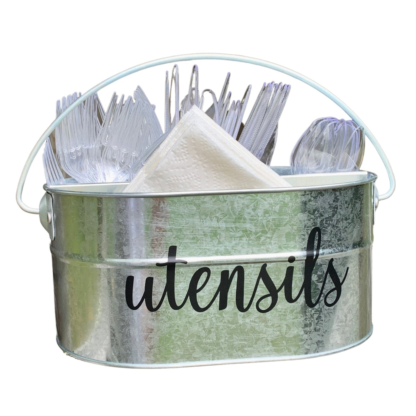Utensil Caddy-Personalized and Customized | BBQ Organizer for Utensils