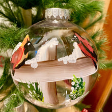 Load image into Gallery viewer, winter birds ornament
