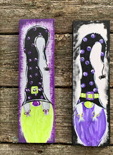 Load image into Gallery viewer, Halloween Gnome Wood Signs -Set of 3| Gnome Set of Signs for Halloween
