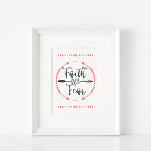 Load image into Gallery viewer, Faith over Fear Digital Wall Art Printable
