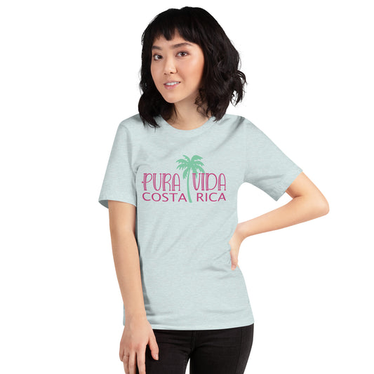 Pura Vida Costa Rica Unisex Bella Canva t-shirt